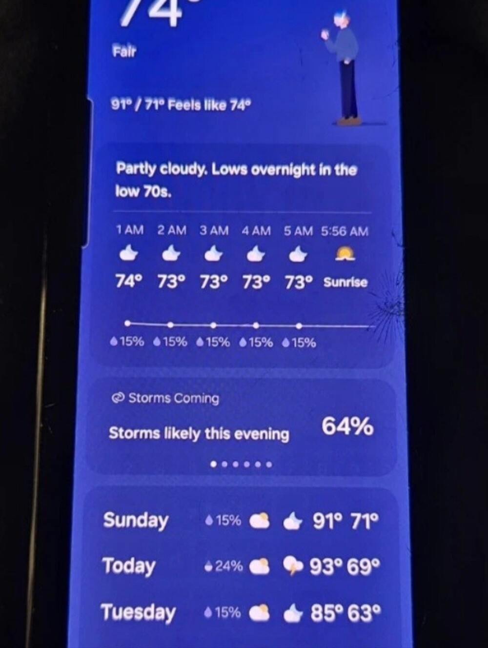WORKING Samsung Galaxy Z Fold3 - 256 GB - black (Unlocked)  Needs Screen Repair